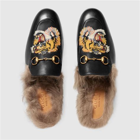 gucci princetown slipper saks|gucci princetown slippers street style.